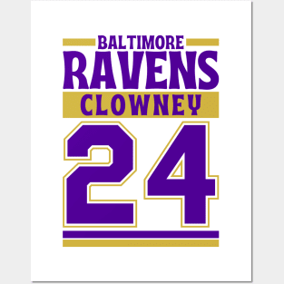 Baltimore Ravens Clowney 24 Edition 3 Posters and Art